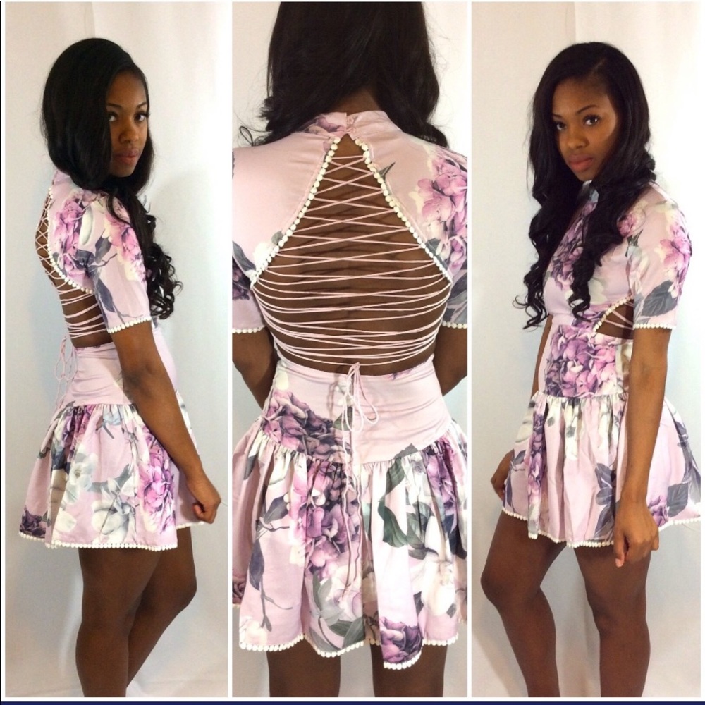 Lavender Mini Dress